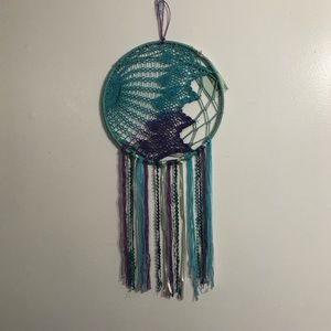 Dream catcher fabric wall Decoration multi color. Circle 12”Wx12”L
